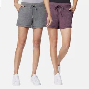 32 DEGREES Cool Women's Pull on Shorts, 2-pack